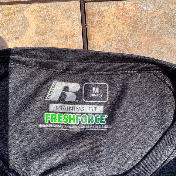 Russell training fit fresh force t shirts Size M - Picture 4 of 5